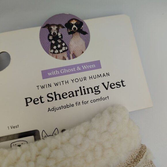 The Cuddle Collab Pet Shearling Vest Small Dog Up To 20lbSize Small up to 20 lbs - Picture 3 of 11